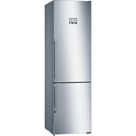 Combina frigorifica Bosch KGN39AIEQ, 368 l, Clasa E, NoFrost, VitaFresh, H 203 cm, Inox antiamprenta
