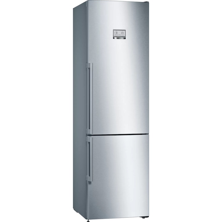 Bosch KGN39AIEQ Serie6 Kombinált hűtőszekrény, Home Connect ready, 366L, E energiaosztály, M:203 cm, noFrost, VitaFresh, Inox