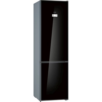 Combina frigorifica Bosch KGN39LBE5, 368 l, Clasa E, NoFrost, VitaFresh, H 203 cm, Sticla neagra Combina frigorifica Bosch KGN39LBE5, 368 l, Clasa E, NoFrost, VitaFresh, H 203 cm, Sticla neagra