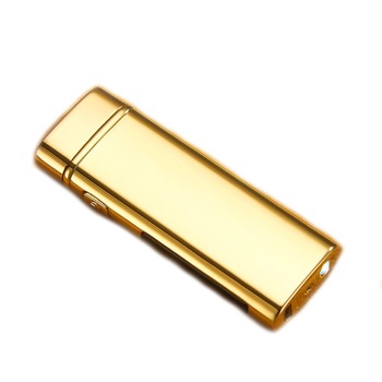 Bricheta MBrands electronica dublu arc cu lanterna , Fara Gaz , incarcare USB, auriu Bricheta MBrands electronica dublu arc cu lanterna , Fara Gaz , incarcare USB, auriu