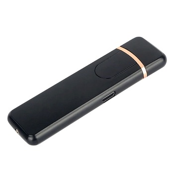 Bricheta MBrands 2.0 electronica, Aprindere cu touch, Fara Gaz ,incarcare USB, negru Bricheta MBrands 2.0 electronica, Aprindere cu touch, Fara Gaz ,incarcare USB, negru