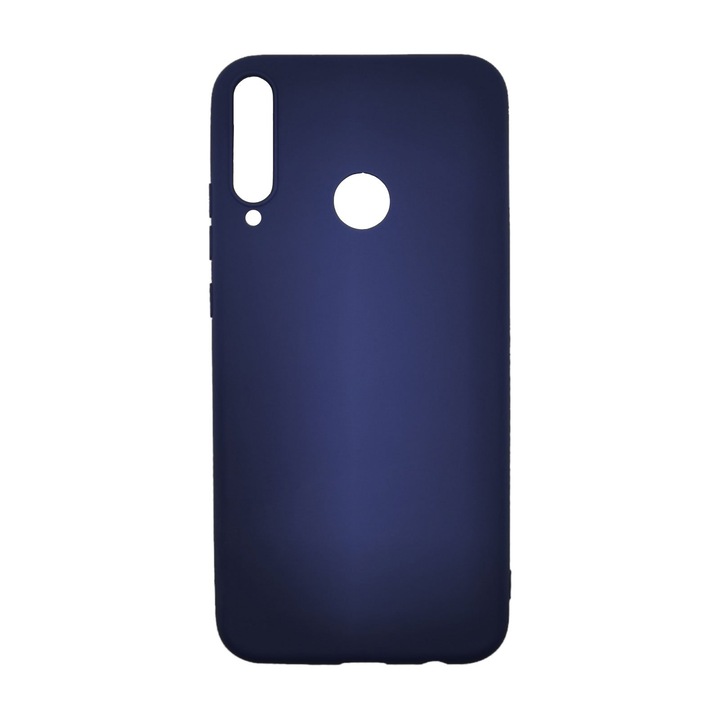 Husa silicon Huawei P40 Lite E Matte, Antisoc, TPU, Viceversa Albastru