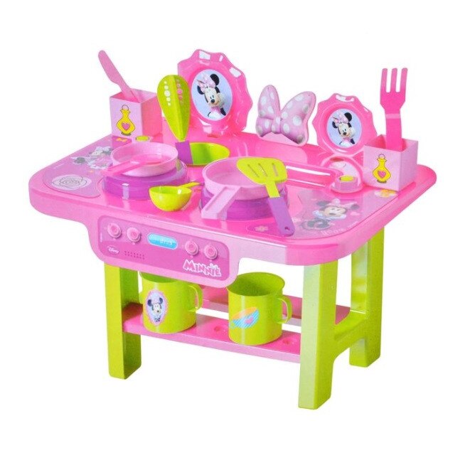 Bucatarie cu aragaz si ustensile de gatit, 12 piese, multicolor, 3 ani +