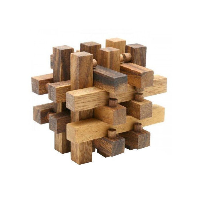 Puzzle Aquamarine, Puzzle Mini Lemn Model 1