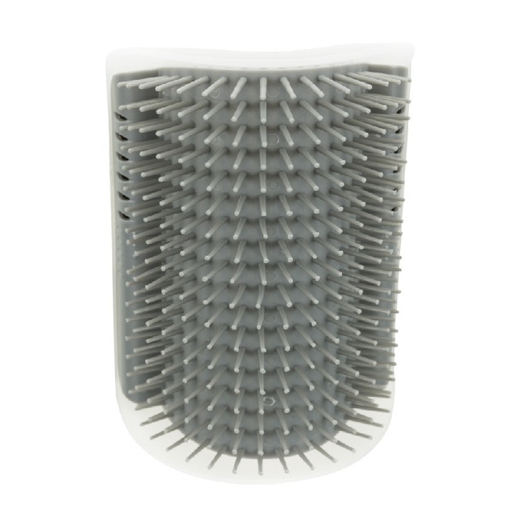Perie Trixie Masaj Cu Fixare Pe Perete Pentru Pisici 8 × 13 cm Gri 23131