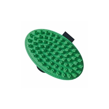 Perie Artero de mana din cauciuc verde cu pini special Perie Artero de mana din cauciuc verde cu pini special