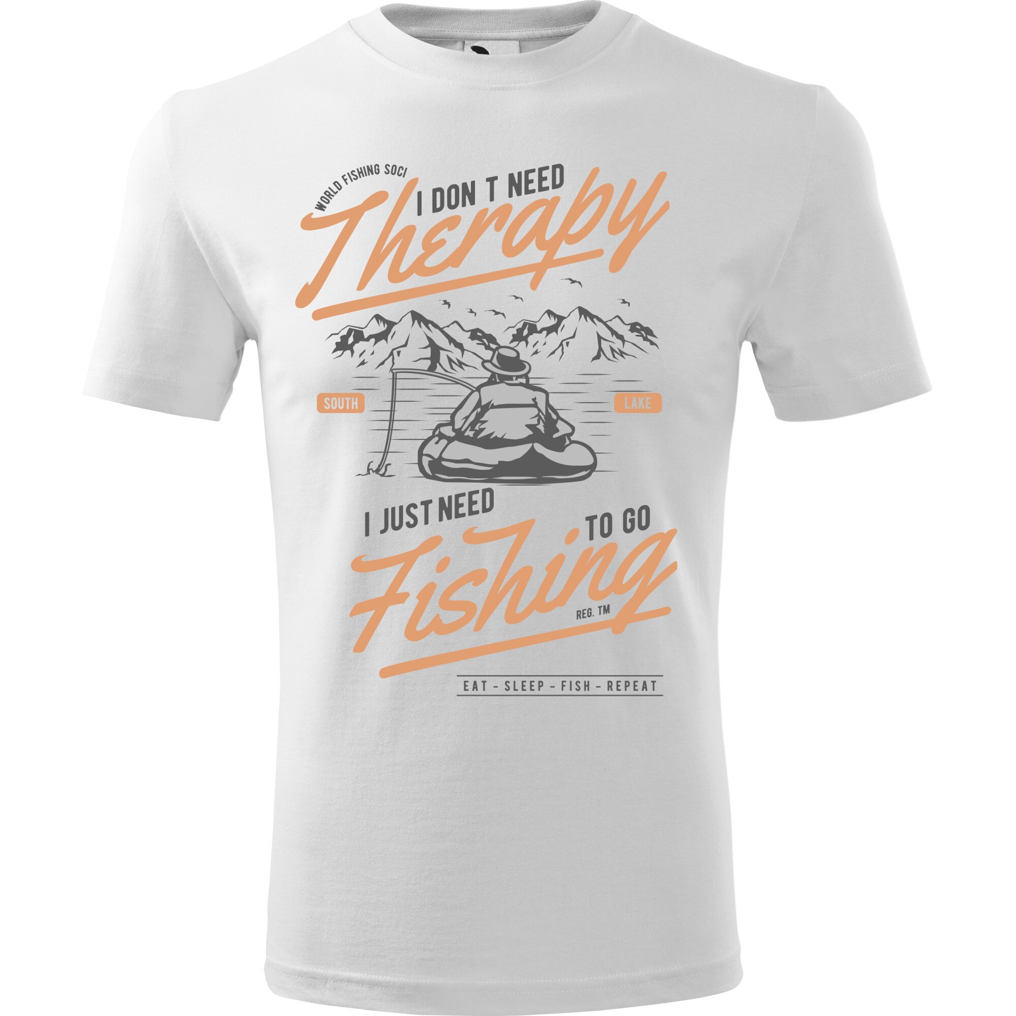 Tricou personalizat, Adler, bumbac, alb XL