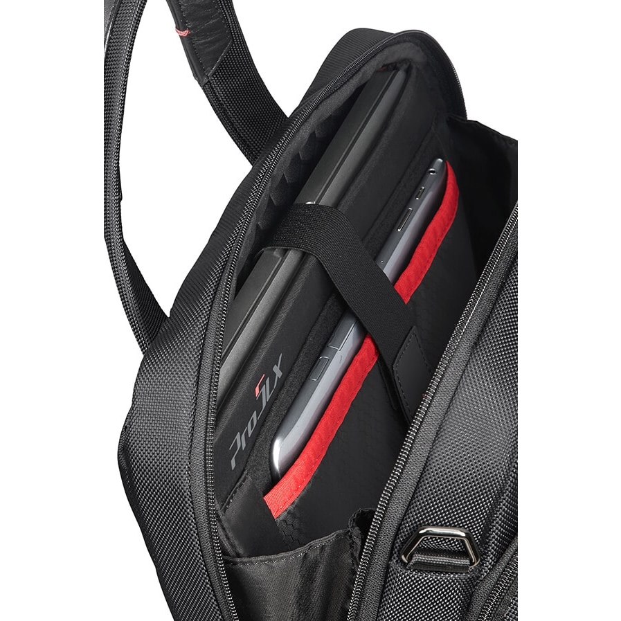 Geanta laptop, Samsonite, Nylon, Pentru laptop de 14.1'', Negru