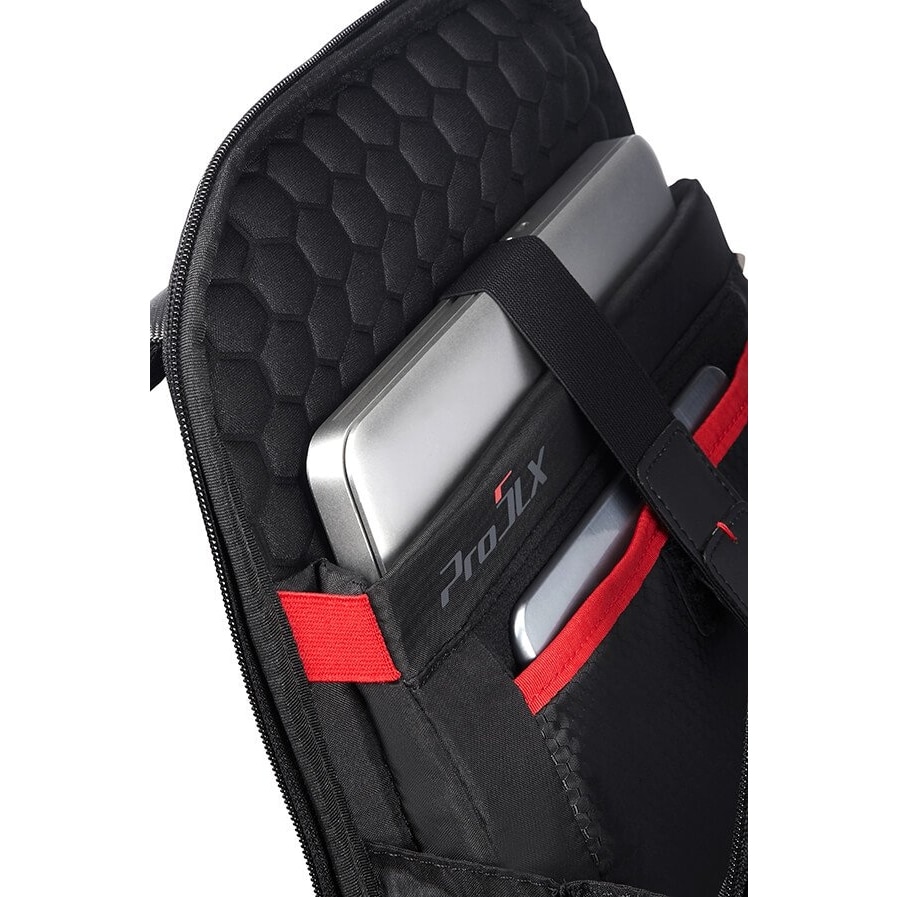 Rucsac extensibil, Samsonite, 17,3 inch, Nylon, 48x39x25 cm, Negru