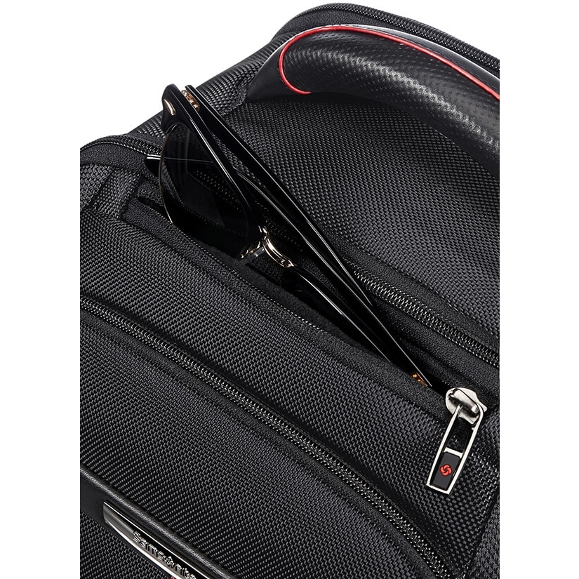 Rucsac extensibil, Samsonite, 17,3 inch, Nylon, 48x39x25 cm, Negru
