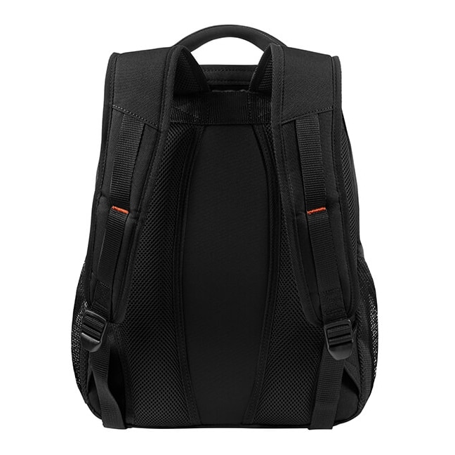 Rucsac laptop, American Tourister, Poliester, 14.1", Negru/Portocaliu