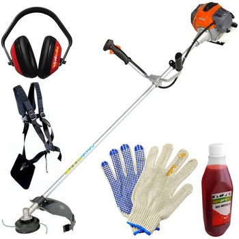 Pachet motocoasa Oleo-Mac BCH 40 T / BCH 400 T, motor 2 CP, diamentru 130 mm, ham dublu, antifoane, manusi, 0.5l ulei amestec AgroPro Pachet motocoasa Oleo-Mac BCH 40 T / BCH 400 T, motor 2 CP, diamentru 130 mm, ham dublu, antifoane, manusi, 0.5l ulei amestec AgroPro