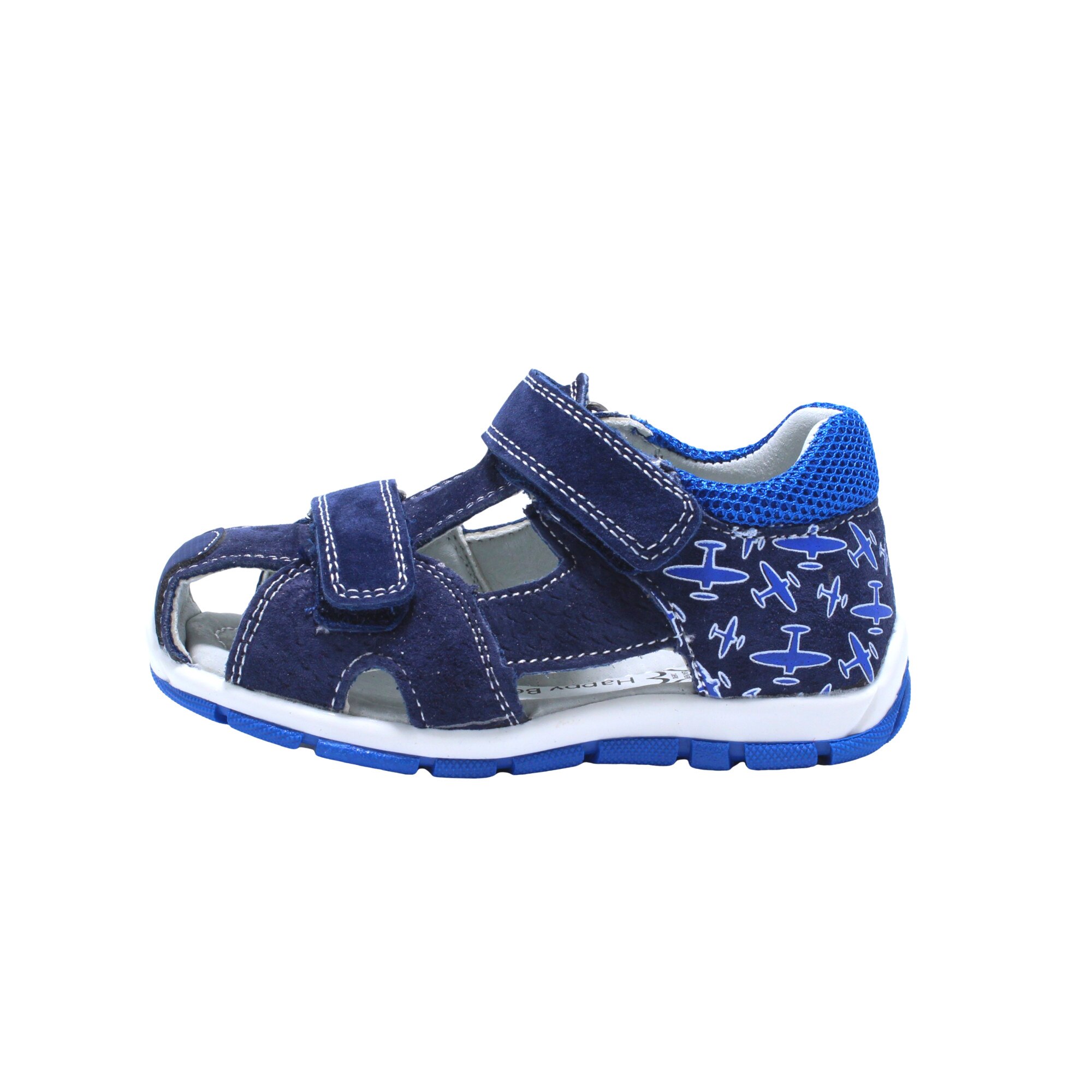 Sandale din piele Happy Bee, model 144194 navy