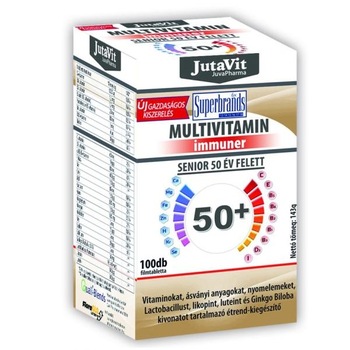 Multivitamine Immuner Senior 50+ JutaVit 100 tablete Multivitamine Immuner Senior 50+ JutaVit 100 tablete