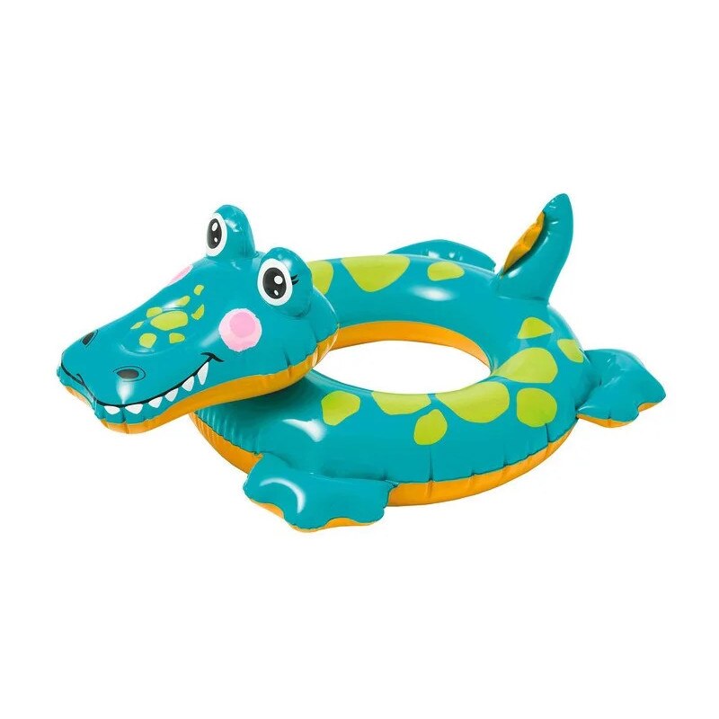 Colac inot pentru copii, Intex, model Crocodil, 71cm x 56cm