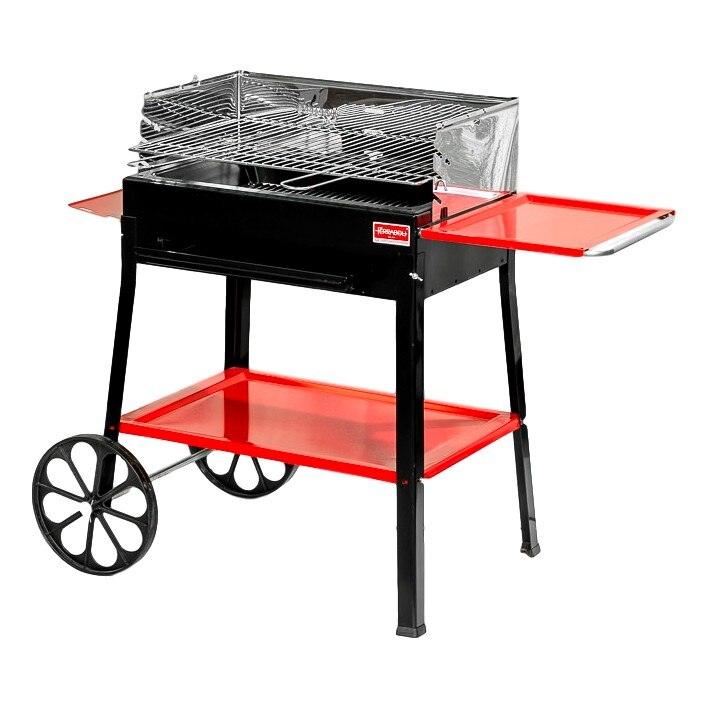 Gratar Imperial, Ferraboli, Negru/Rosu, 107x56x88 cm