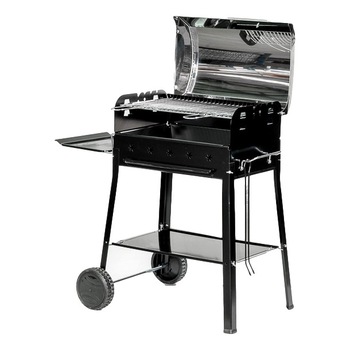 Gratar New Garda, Ferraboli, Negru/Crom, 111x56x97 cm Gratar New Garda, Ferraboli, Negru/Crom, 111x56x97 cm