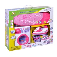 set masina de spalat masa si fier de calcat electric de jucariecu sunet si lumina pe baterii 3 ani  imagen 36_0_
0