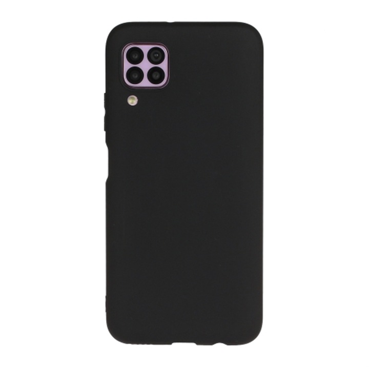 Силиконов гръб Forcell Silicone Lite Case за Huawei P40 Lite, Черен