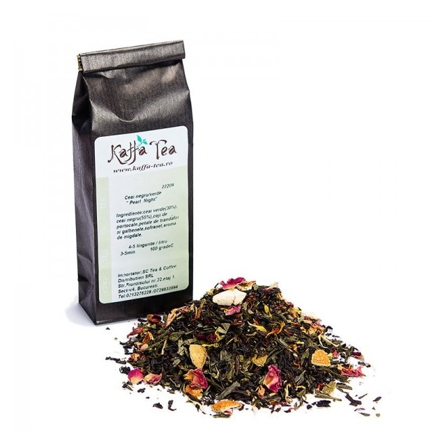 Ceai negru/verde Pearl Night - 100 g