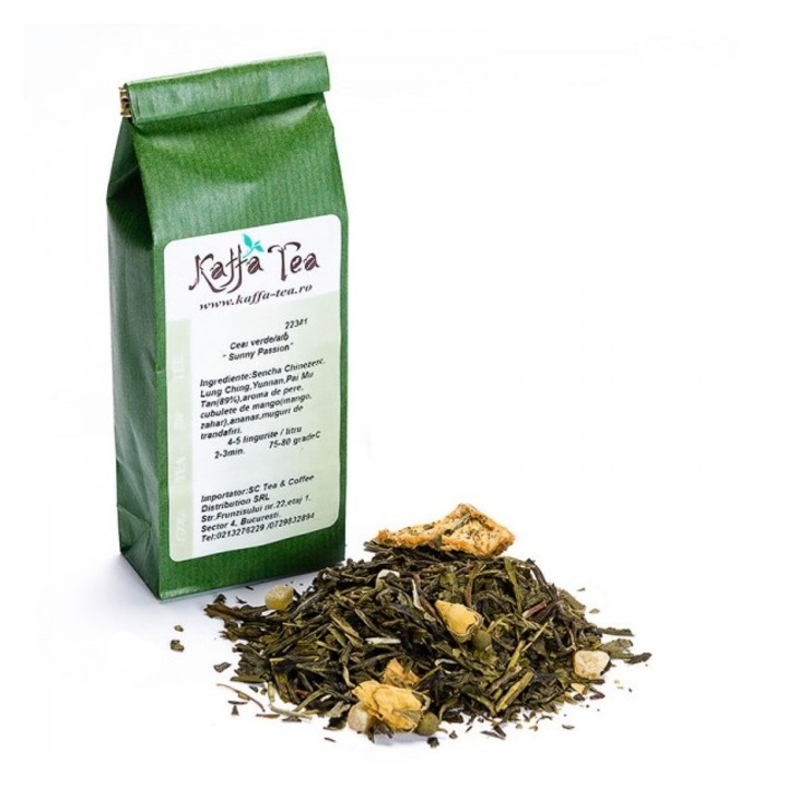 Ceai verde-alb Sunny Passion - 100 g