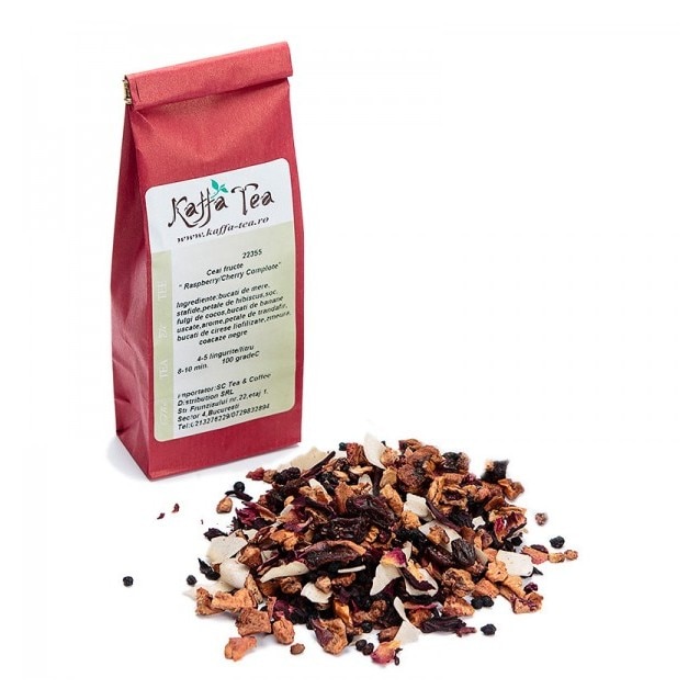 Ceai fructe Rasberry Cherry Comp(l)ote - 100 g
