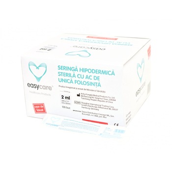 Seringa 2ml EASYCARE 100 bucati Seringa 2ml EASYCARE 100 bucati
