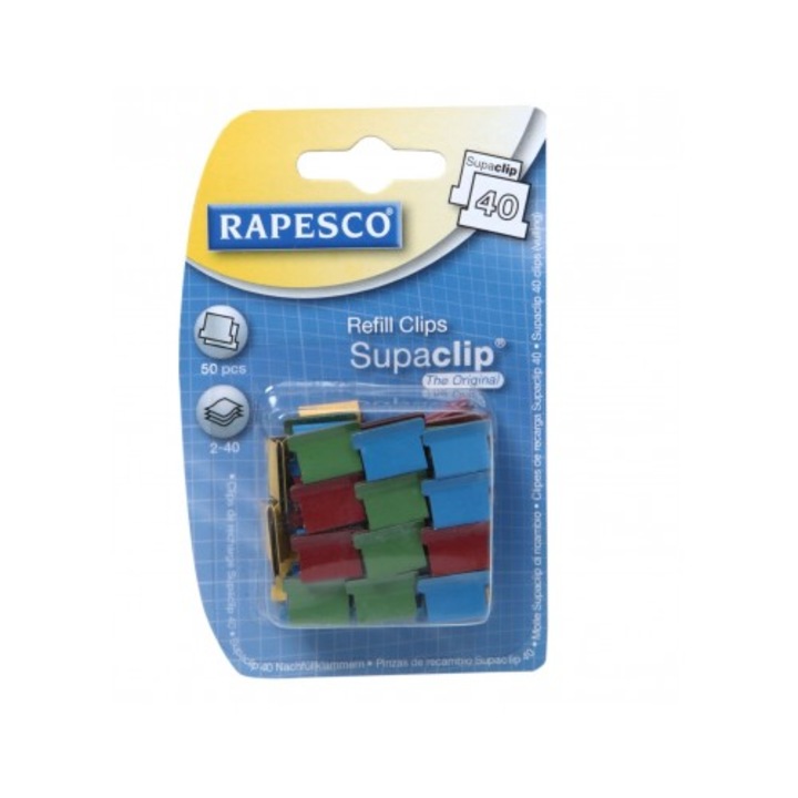 Клипси RAP 50 Цвят за пълнене за Supaclip (блистер)