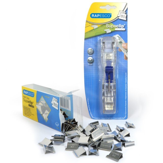 Clipsuri Rapesco 100 Refill pentru Supaclip 60