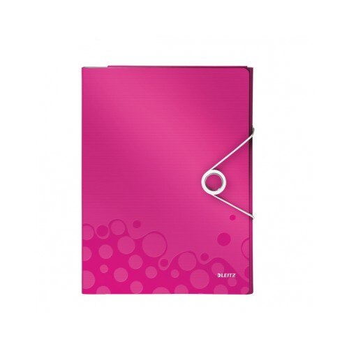 Mapa pentru conferinte Leitz WOW, PP, roz metalizat