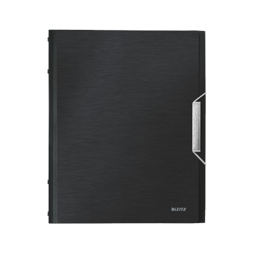 Mapa cu 6 separatoare Leitz Style PP negru satin