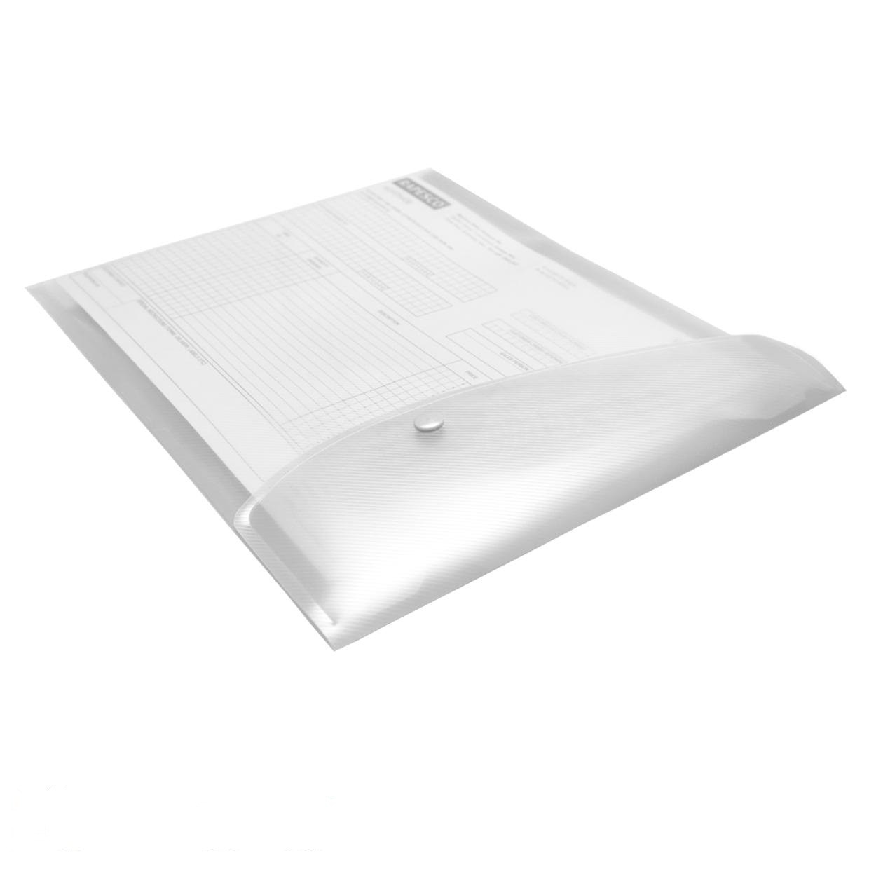 Folie protectie Rapesco A4 cu fermoar metalic, asortate, transparente