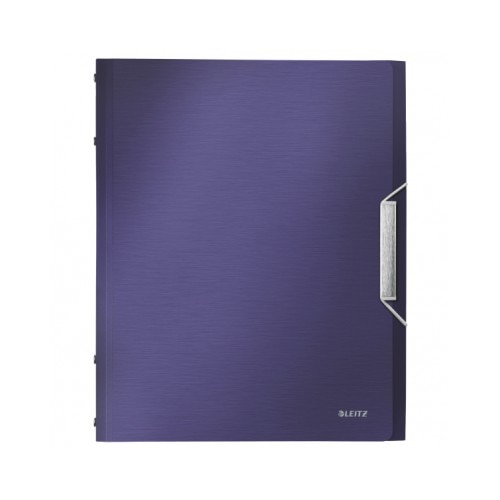 Mapa cu 12 separatoare Leitz Style PP albastru violet