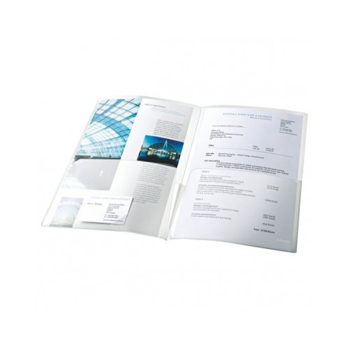 Mapa de prezentare, incolor, 5 buc/set