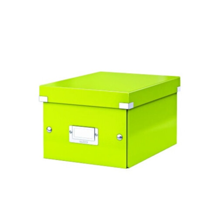 Leitz Click & Store csillámdoboz 216 X 160 X 282 mm, laminált karton - zöld