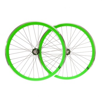 Set roti single speed/fixie SXT ,Verde ,700 / 32H Set roti single speed/fixie SXT ,Verde ,700 / 32H