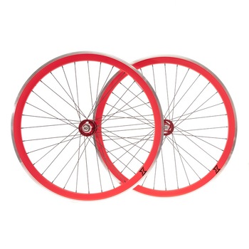 Set roti single speed/fixie SXT ,Rosu ,700 / 32 H Set roti single speed/fixie SXT ,Rosu ,700 / 32 H