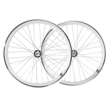 Set roti single speed/fixie SXT ,Alb ,700 / 32H Set roti single speed/fixie SXT ,Alb ,700 / 32H