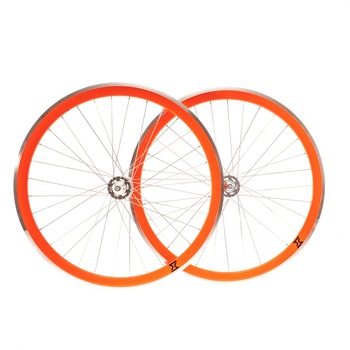 Set roti single speed/fixie SXT ,Portocaliu ,700 / 32 H Set roti single speed/fixie SXT ,Portocaliu ,700 / 32 H
