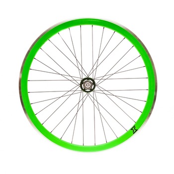 Roata spate SXT ,Verde ,Single speed/Fixie , 700/32H-40 mm Roata spate SXT ,Verde ,Single speed/Fixie , 700/32H-40 mm