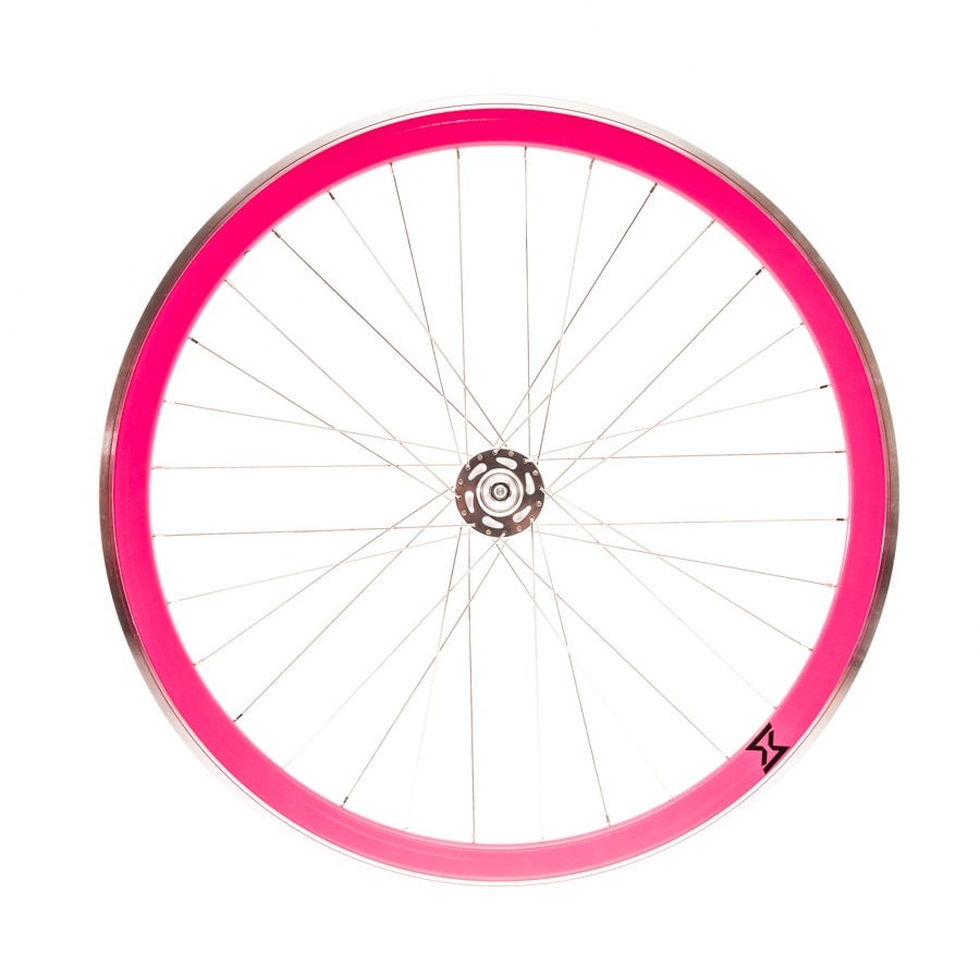 Roata spate SXT ,Roz ,Single sped/Fixie , 700/32H-40 mm
