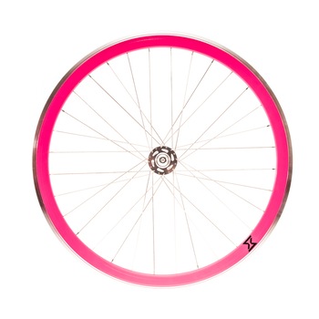 Roata spate SXT ,Roz ,Single sped/Fixie , 700/32H-40 mm Roata spate SXT ,Roz ,Single sped/Fixie , 700/32H-40 mm