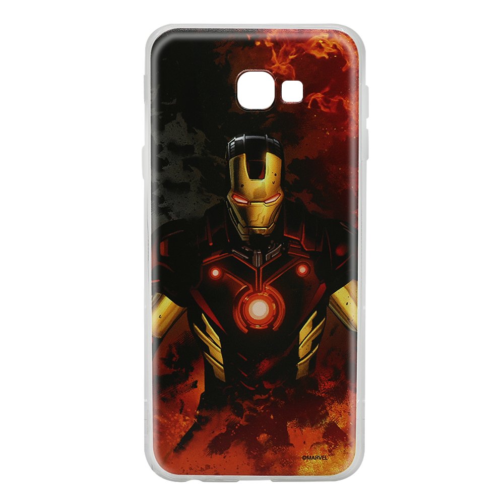 Husa Silicon Marvel pentru Samsung Galaxy J4 Plus, Iron Man 003