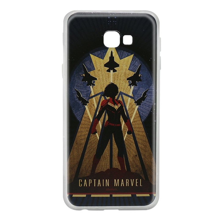 Силиконов калъф Marvel за Samsung Galaxy J4 Plus, Captain Marvel 002