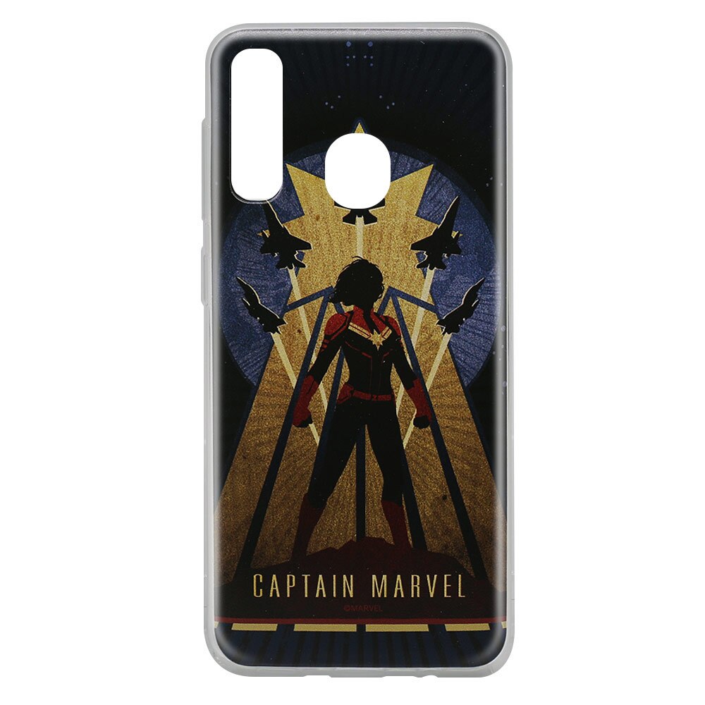 Husa Silicon Marvel pentru Samsung Galaxy A20e, Captain Marvel 002