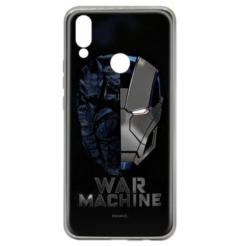 Husa Silicon Marvel pentru Huawei P20 Lite, elemente electroplacate, War Machine 001 Husa Silicon Marvel pentru Huawei P20 Lite, elemente electroplacate, War Machine 001