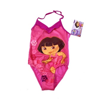 Cosum de baie pentru fete, Disney Dora Exploratoarea, Poliamida/Elastan, Roz Cosum de baie pentru fete, Disney Dora Exploratoarea, Poliamida/Elastan, Roz