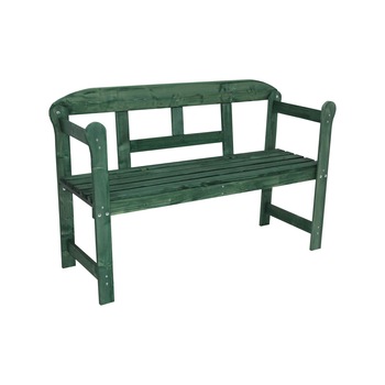 Banca de gradina Emy pentru 2 persoane, Verde Banca de gradina Emy pentru 2 persoane, Verde