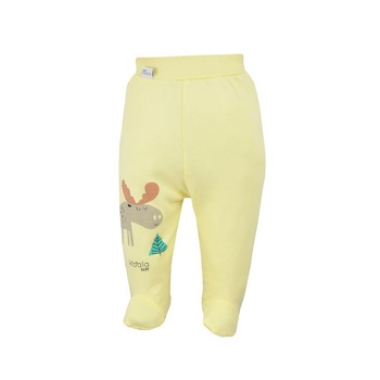 Pantaloni cu botosei pentru baieti Koala Happy Baby 07-506G, Galben, 68 cm Pantaloni cu botosei pentru baieti Koala Happy Baby 07-506G, Galben, 68 cm