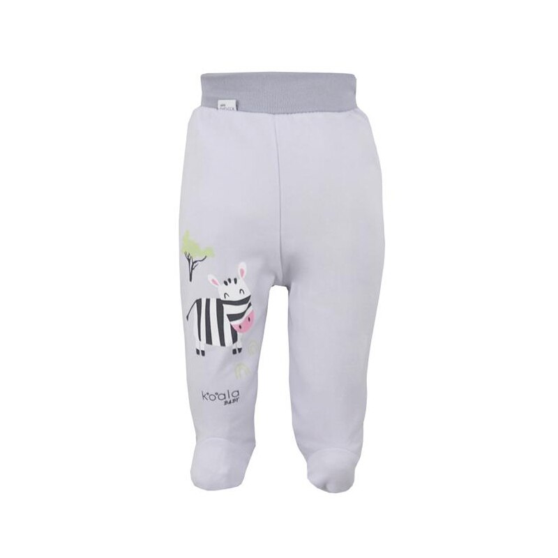 Pantaloni cu botosei pentru fete Koala Happy Baby 07-506G1, Gri, 68 cm